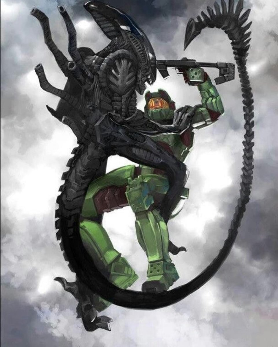 AVPAlo's tweet photo. Happy 19th Birthday Halo 3 -- Did you know the Xenomorph is tied to the development history of Halo 3? 

Bungie artist Eric Arroyo had created and coded a fully functional Xenomorph in Halo 3’s engine. Why? who cares. ALIENS !!!!! https://t.co/loup05rLgO