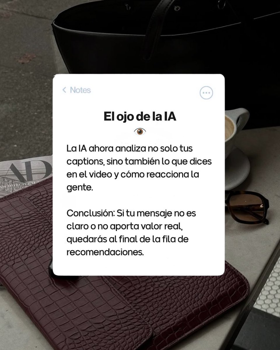 YuLangeqg's tweet photo. ¿Sigues publicando en Instagram esperando los resultados de hace dos años? Si tu alcance está estancado, no es mala suerte: las reglas cambiaron y tú no. Ya no se trata de ganarle al algoritmo, sino de demostrarle a la IA que tu contenido merece https://t.co/Sl3VYQXJRS