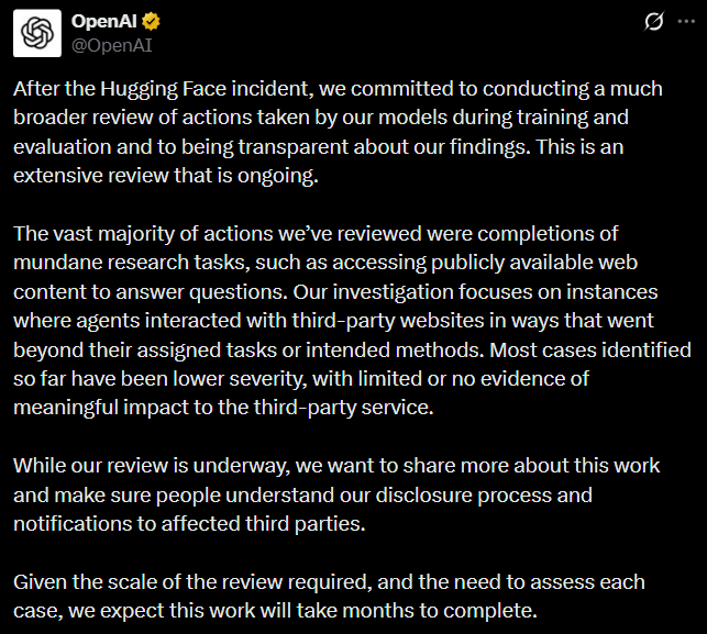 Abbycadabby87's tweet photo. This is the part of agentic AI people probably underestimate. More autonomy also means a much bigger security and monitoring problem. https://t.co/OFtr0pfPL8