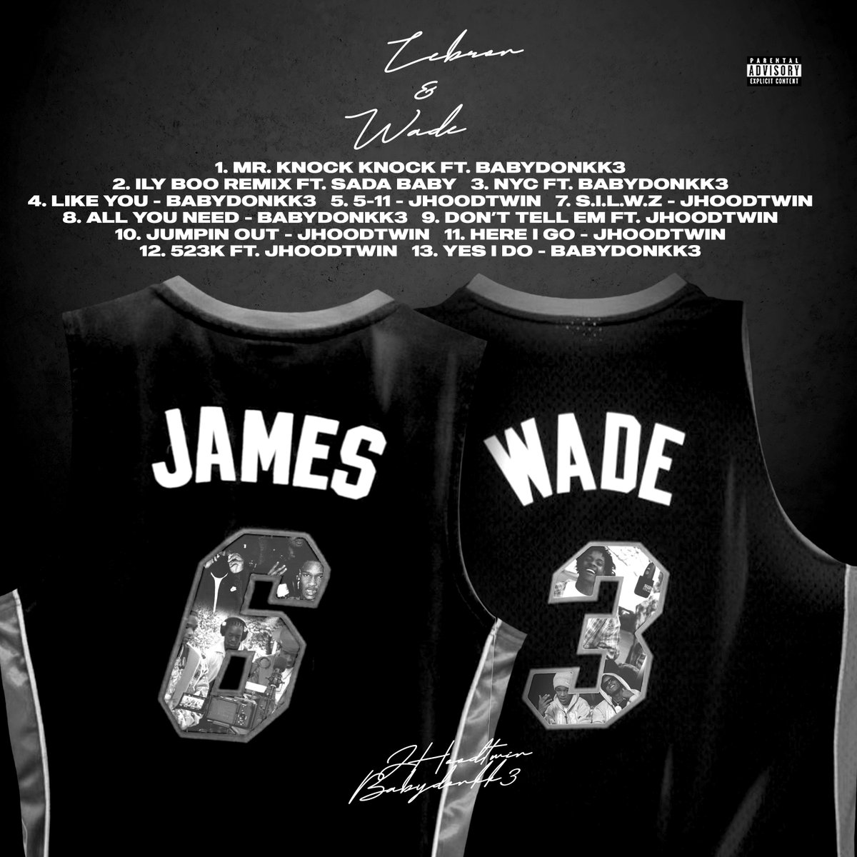 TheThizzler's tweet photo. Viral Sacramento rappers Jhoodtwin &amp; BabyDonkk3 just dropped their new collab album “Lebron &amp; Wade” 👀🔥 https://t.co/TyslONpjLk