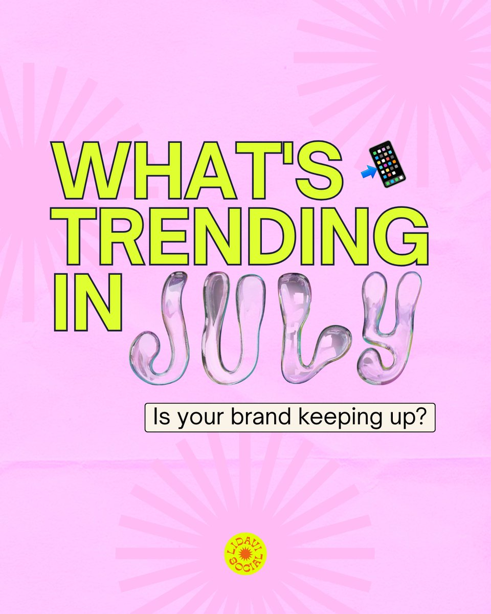 ClintPanza1y's tweet photo. Hot girl summer, but make it content strategy. July is perfect for testing new formats. People are relaxed, scrolling more, and ready to engage with content that feels fun and real. Swipe to see what’s trending and find your brand’s next winning https://t.co/kmGs3tmCaU