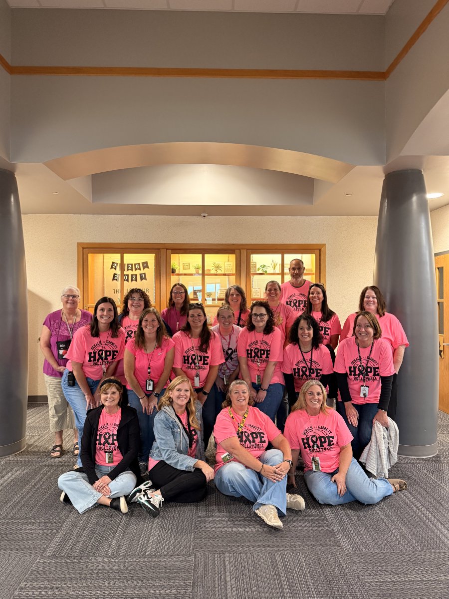 DeKalbCME's tweet photo. CME is cheering you on, Mrs. Rarey! Weโre behind you every step of the way. Youโve got this! ๐ #PinkOut https://t.co/K5RbJ3qhGd