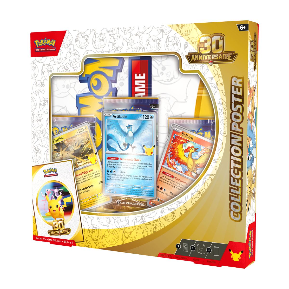 PrixTCG's tweet photo. 📦 DISPONIBILITÉ POKÉMON TCG !!!

Collection poster 30e Anniversaire

🏪 Micromania · 💶 29,99 €

🛒 Voir l’offre : https://t.co/F5PEOF2P4N

#Publicité https://t.co/xSQbJpwLsK