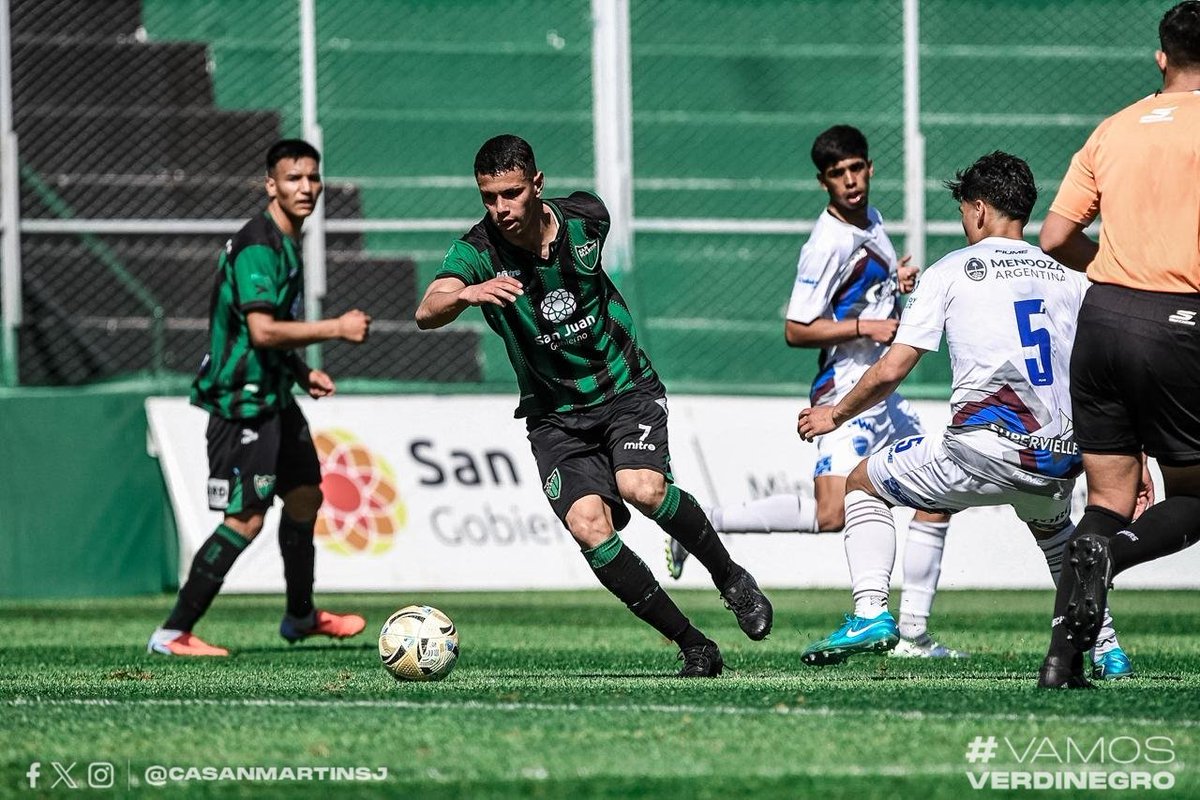 CASanMartinSJ's tweet photo. PROYECCIÓN LPF

Final del partido en el Hilario Sánchez. 

#SanMartín 0 - #GodoyCruz 1.

#VamosVerdinegro 🟢⚫ https://t.co/nBngR2EX94