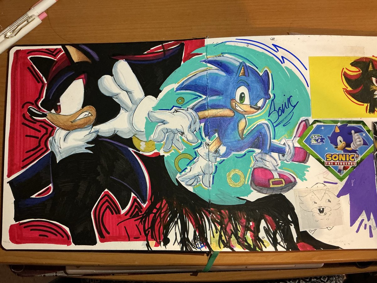 toafan13's tweet photo. Also some sketchbook drawings I have done including my oc Morgan and my friend oc raven 
#sketchbook #sonicthehedgehog #oc #drawingㅤㅤ https://t.co/td5hA6xkzB