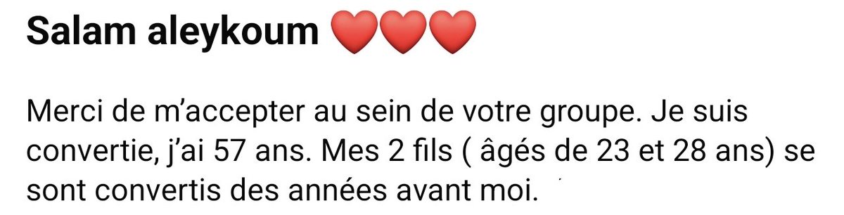 Bonheurslife's tweet photo. As Salam aleykoum wa rahmatullahi wa barakatuh 
Le message du soire est vraiment incroyable qu'Allah préserve cette famille🤲🏻 https://t.co/dcwp0HVcnm