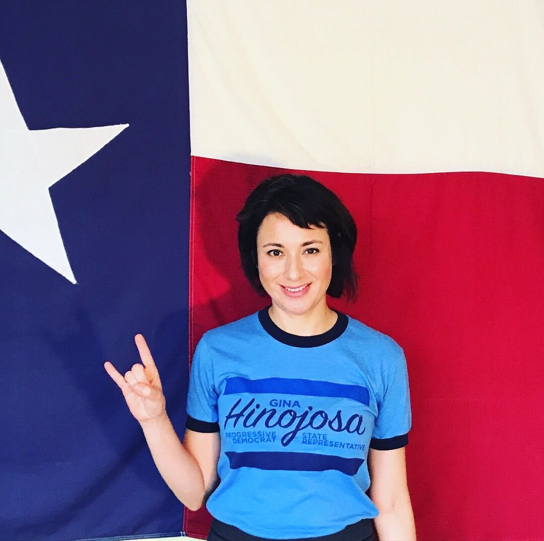 ShelleyLuther's tweet photo. You can't talk your way out of your own voting record.  @GinaHinojosaTX voted to allow doctors to sexually mutilate children and to allow men in girls' bathrooms and locker rooms.  She's not, all of a sudden, a moderate. 
Don't take the bait! She's wearing her ideology. 
https://t.co/Cg5RBi6XUb