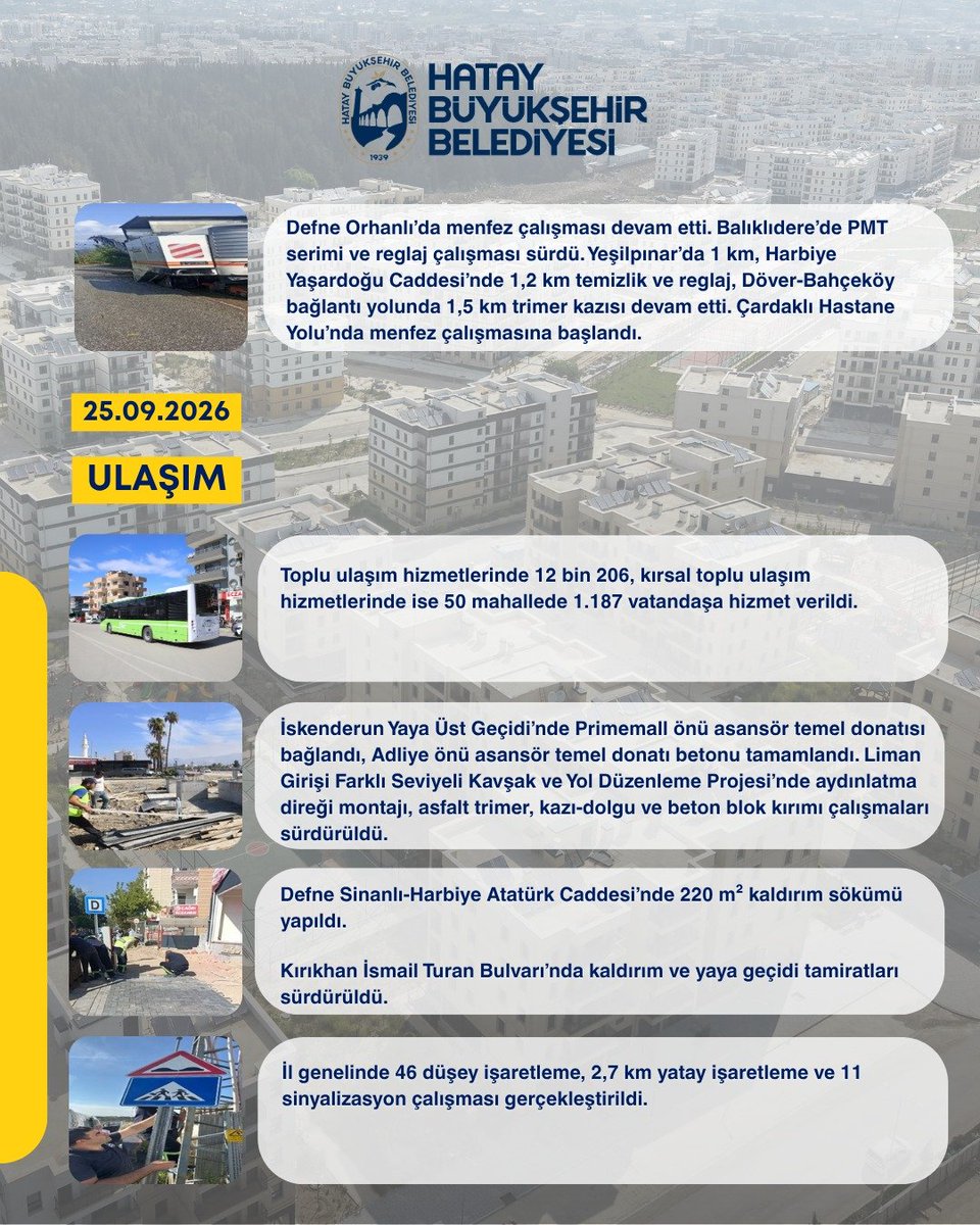 HatayBSB's tweet photo. Bugün Hatay'da neler yaptık?
🗓25.09.2026 https://t.co/XbiLC5553Q