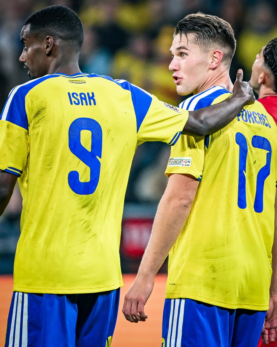 brfootball's tweet photo. 20'—Isak ⚽
43'—Gyökeres ⚽

Sweden's striker duo at it again 🇸🇪 https://t.co/VnidDJF0hW