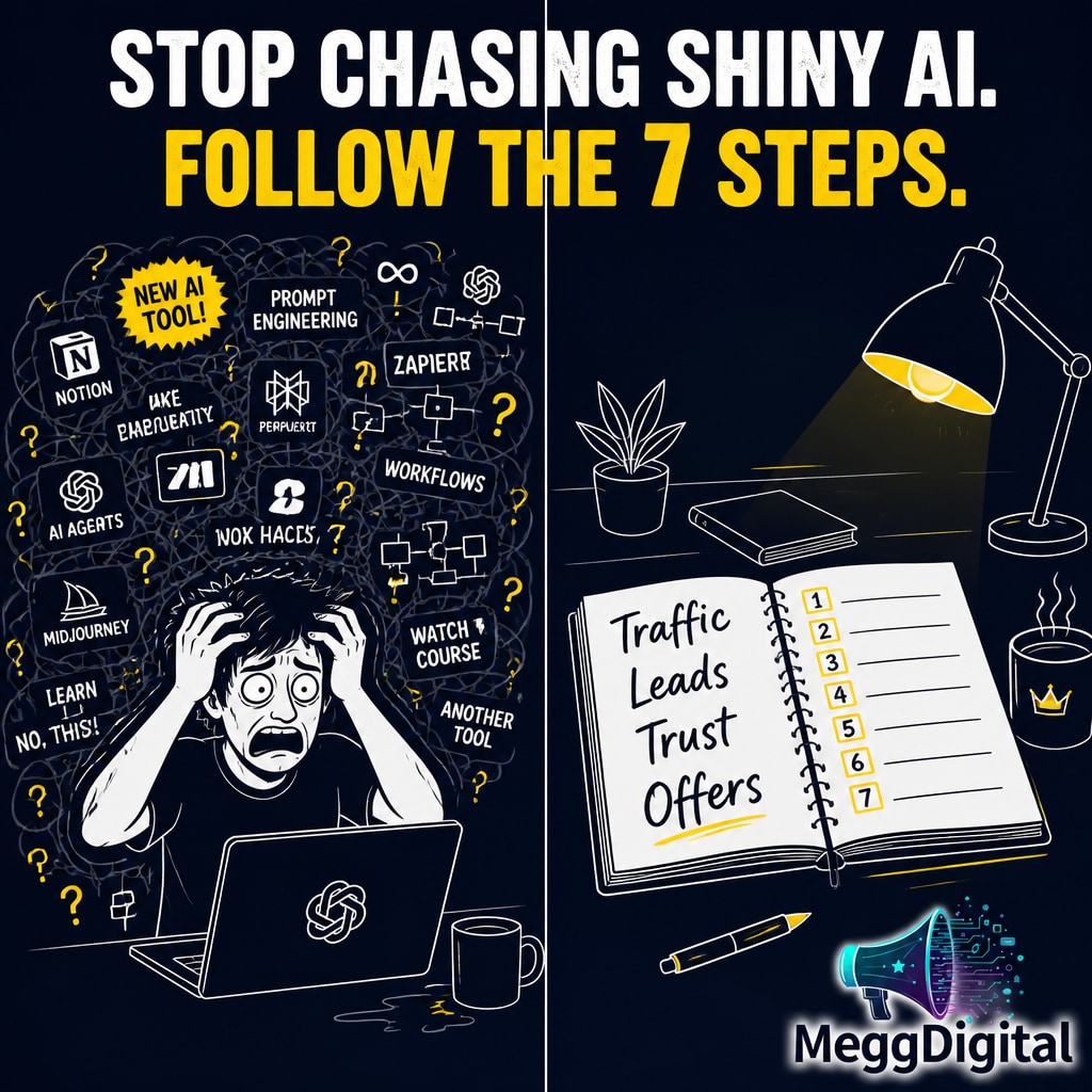 MeggDigital's tweet photo. AI arbitrage is simpler than it sounds. 🤖💰

Find a problem people already pay to solve.

Use AI to help solve it faster, easier, or more efficiently.

Then package that solution as a service, product, or offer.

You don’t need to invent the next AI.

Find the gap. Use the tool…
