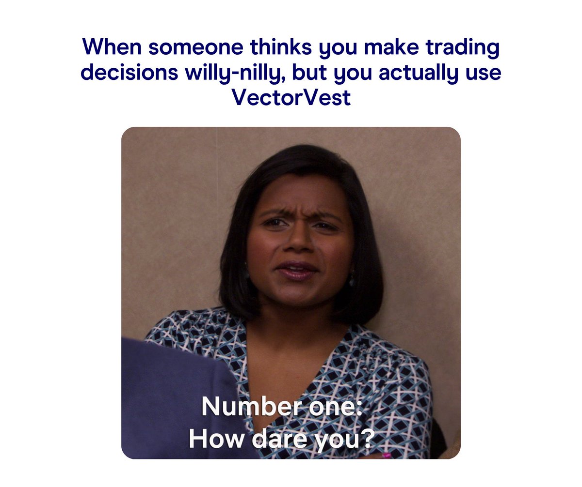 VectorVest's tweet photo. “Willy-nilly” is not exactly the word we'd use. When your investment decisions are backed by a system, data, and a defined process, there's a little more going on behind the scenes.

#VectorVest #Investing #StockMarket https://t.co/EkoxMtl7cW