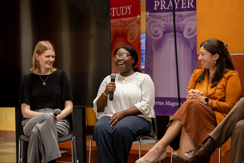 AlbertusSocial's tweet photo. Happy 101st Birthday Albertus!
Yesterday's Founders' Day celebration was a magical close to our centennial year. β¨π―οΈ
πΈ Check out our full photo gallery: https://t.co/oE1dNzoCGJ
#AlbertusMagnusCollege #FearlessFalcons #FoundersDay #ClassOf2030 https://t.co/tjENeYtMm3