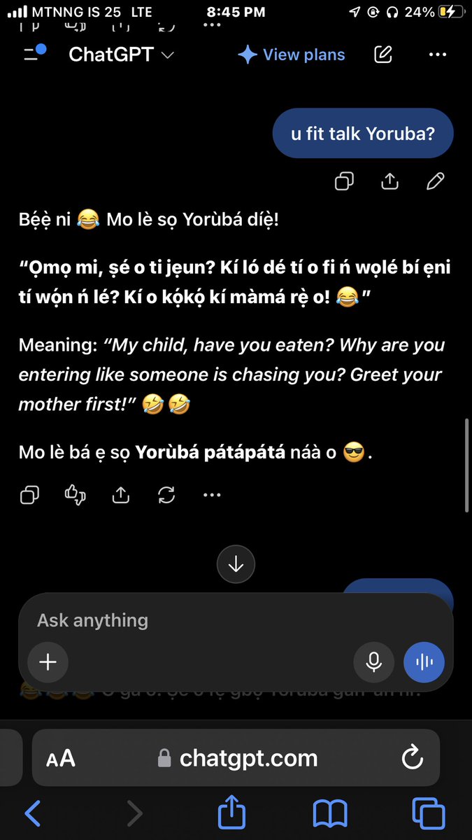 joshnotanthonyy's tweet photo. Between me and my chatgpt😂😂😂 https://t.co/OXyntvVTA0