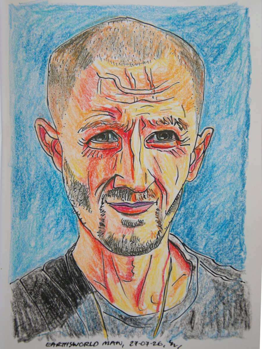 MitziePetr0k's tweet photo. A quick Neocolor sketch based on a photo by @earthsworld. https://t.co/Ef7ZOahclt