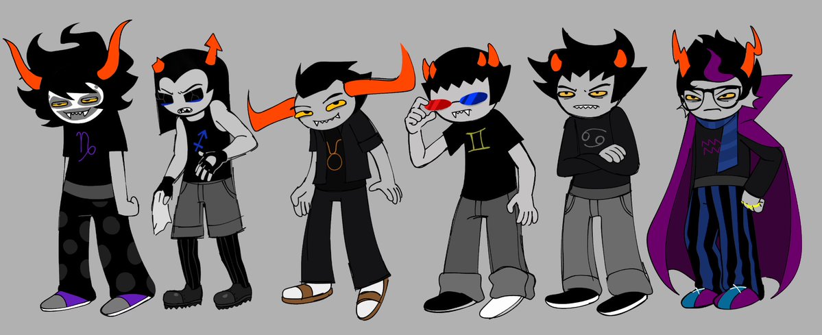 Mangjiaoo_'s tweet photo. Filler lowkey...TRIED to draw them in the normal style 😭

#homestuck #betatrolls https://t.co/DO9ndN6Dv6