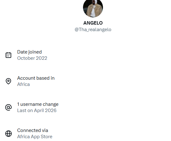 TTarkingto67100's tweet photo. @Tha_realangelo It's always someone from Africa lol https://t.co/ZgphBcmn4v