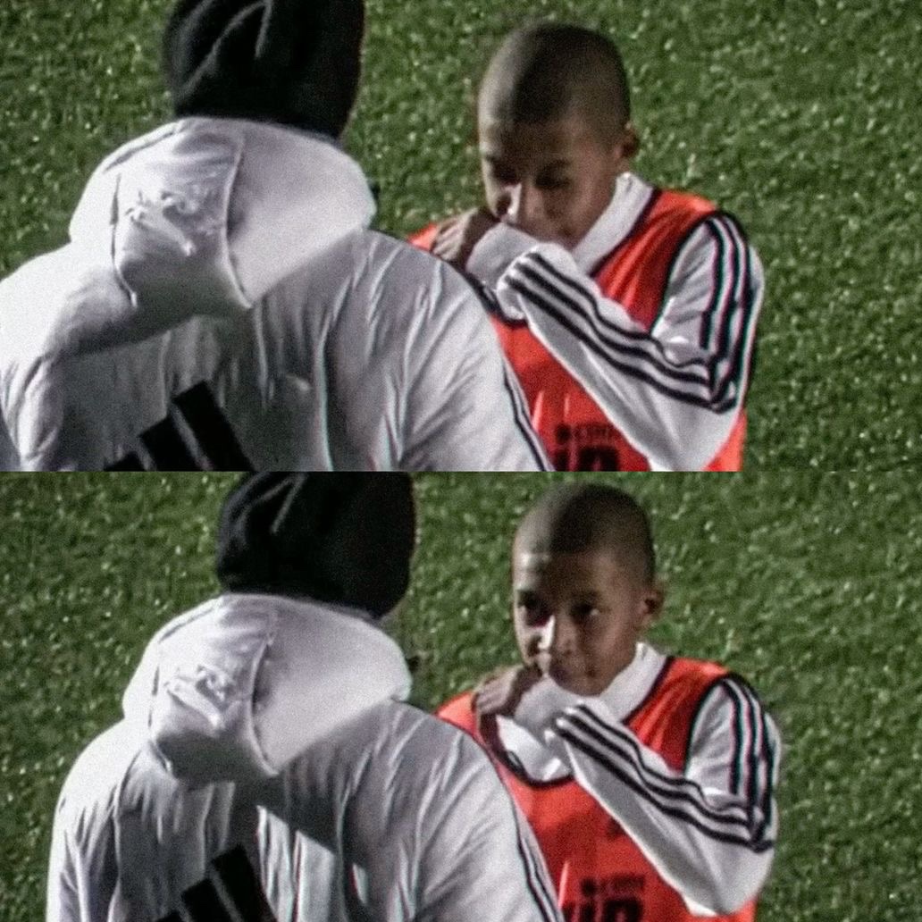 MadridXtra's tweet photo. 🚨 Kylian Mbappé scores the FIRST goal of Zidane’s France era.

POETIC. https://t.co/htHiwW1JJU