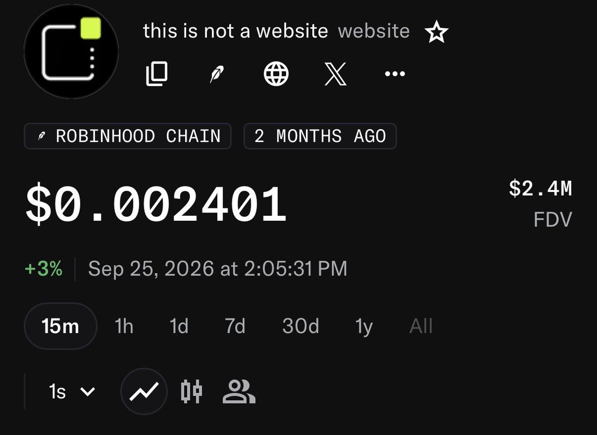 zenosprinter's tweet photo. You’re gonna regret waiting on $WEBSITE.

Most people will only pay attention after the big move happens.

I’ve been here since 140K MC, watched it hit 8.5M+, and I’m still holding.

The product is still being built. The dev keeps shipping new updates everyday.

Still early. https://t.co/XrOeJx2vdZ