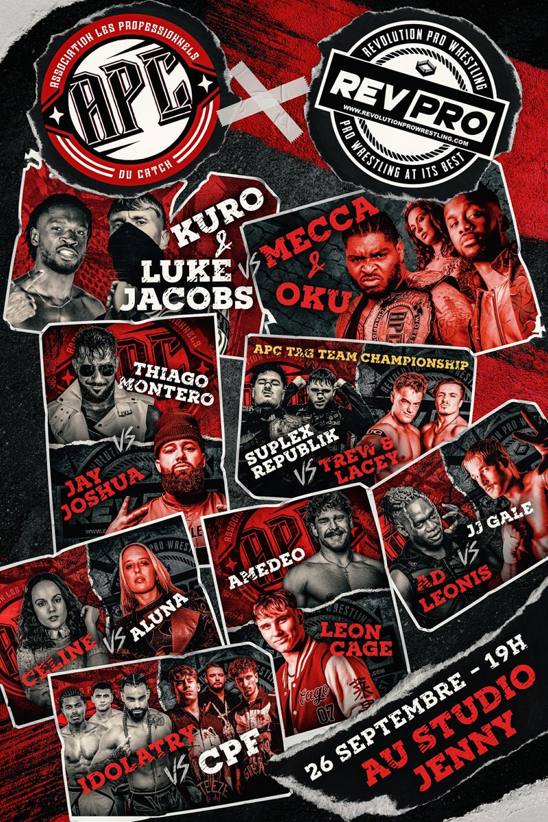 RevProUK's tweet photo. 🚨TOMORROW IN PARIS 
🇫🇷 x 🇬🇧
💥 APC X REVPRO 

🎟️ https://t.co/04IT5yaSYa 

📺 Live with English Commentary on https://t.co/uJwwsbMO16  - 6pm BST https://t.co/zxCWHEZ8TX