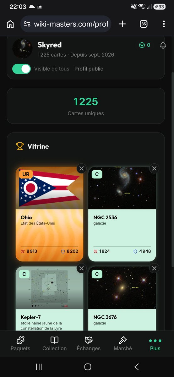 skyyyreddd's tweet photo. Envoyez vos cartes galaxies/étoiles/constellations et co sur Wikimasters je fais une collection espace 🤓 https://t.co/zW9XTLduYE