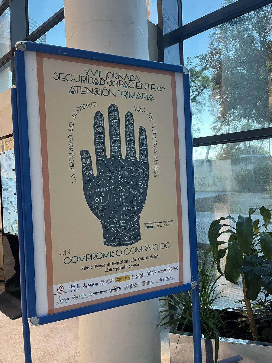 Sole_Gmez's tweet photo. Ha sido un gran honor representar a @ FAECAP en las Jornadas de Seguridad del Paciente en #AtencionPrimaria #segpac26
Enhorabuena a los comités, secretaria técnica y participantes, gran nivel en las comunicaciones científicas 👏👏👏👏 https://t.co/68zSWaUPOa