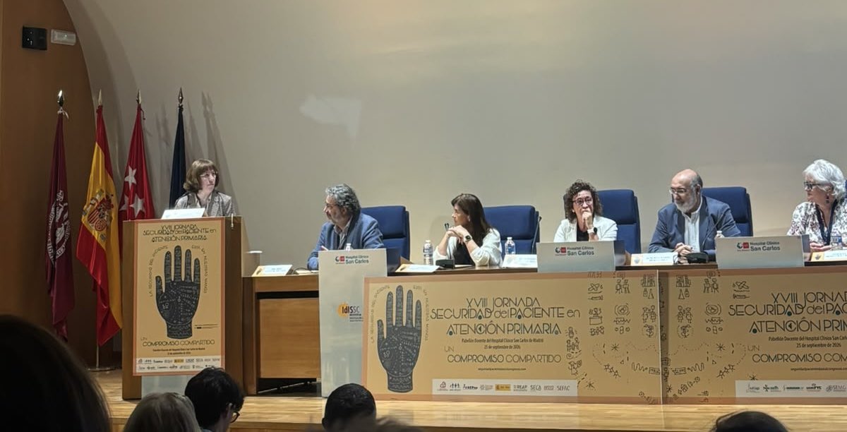 Sole_Gmez's tweet photo. Ha sido un gran honor representar a @ FAECAP en las Jornadas de Seguridad del Paciente en #AtencionPrimaria #segpac26
Enhorabuena a los comités, secretaria técnica y participantes, gran nivel en las comunicaciones científicas 👏👏👏👏 https://t.co/68zSWaUPOa