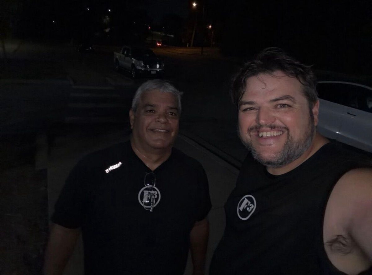 F3Waco's tweet photo. Two in the gloom at Dubl-R, getting after it before the day gets rolling. ๐ช๐
Fitness. Fellowship. Faith. #F3Waco #DublR #F3 #254F3 #FitnessFellowshipFaith https://t.co/qYlN6ajEkv