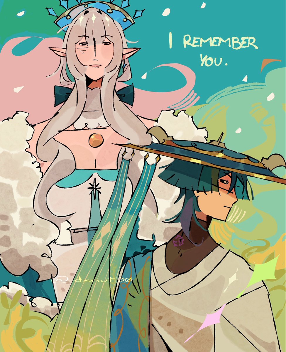 dxnut00's tweet photo. //Genshin 7.1 spoilers (kind of)!!

Like it was yesterday.
#GenshinImpact #Wanderer #Tsaritsa https://t.co/3xTlccDdEt