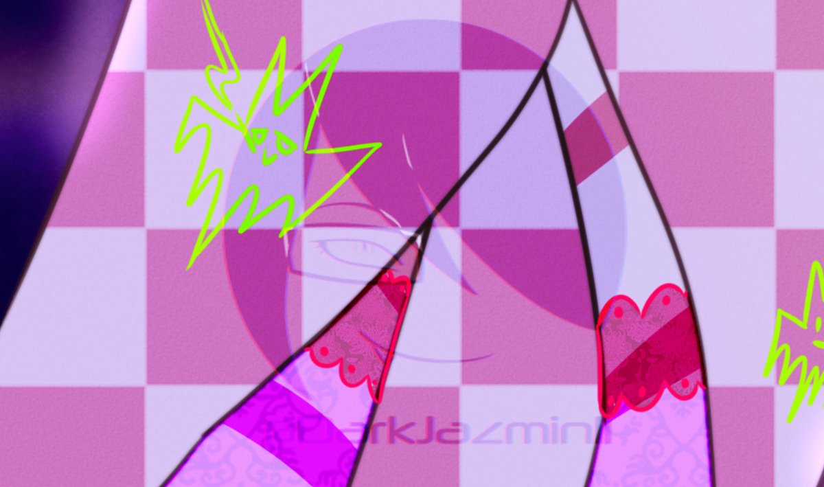 DarkJazmin11's tweet photo. Checkerboard patterns.
Another sneak peek locked and loaded from the workspace. Letting the vibrant graphic contrast do all the talking.
#wip #workinprogress #artwip #lineart #halloweenedition https://t.co/FZb3KWgqLN