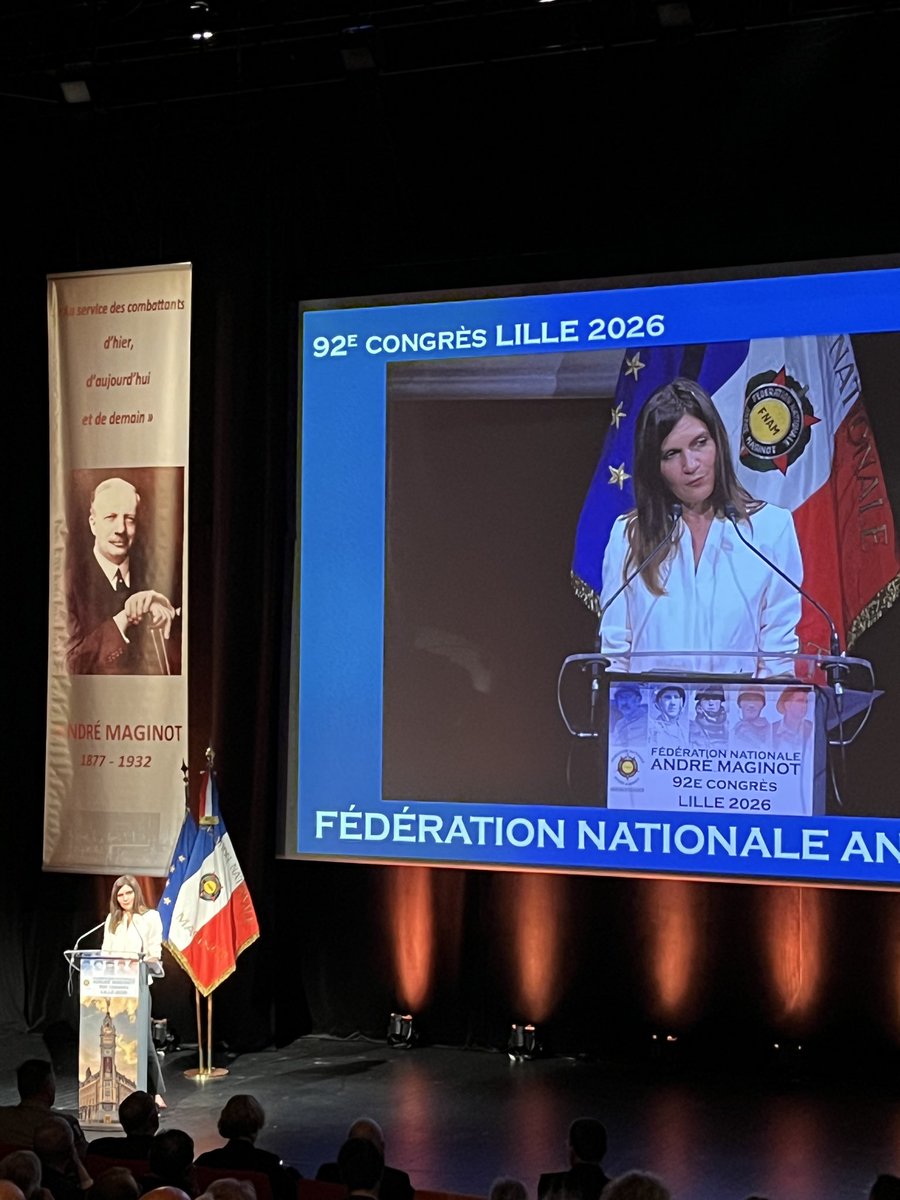 Chattancourt's tweet photo. La Tranchée de Chattancourt / GR 67 a eu le plaisir de participer au 92ᵉ Congrès national de la Fédération Nationale André Maginot, organisé à #Lille.

🇫🇷 La mémoire se transmet, elle se partage et elle se fait vivre. #FNAM #Mémoire #DevoirDeMémoire #Chattancourt https://t.co/u2LdD3InZd