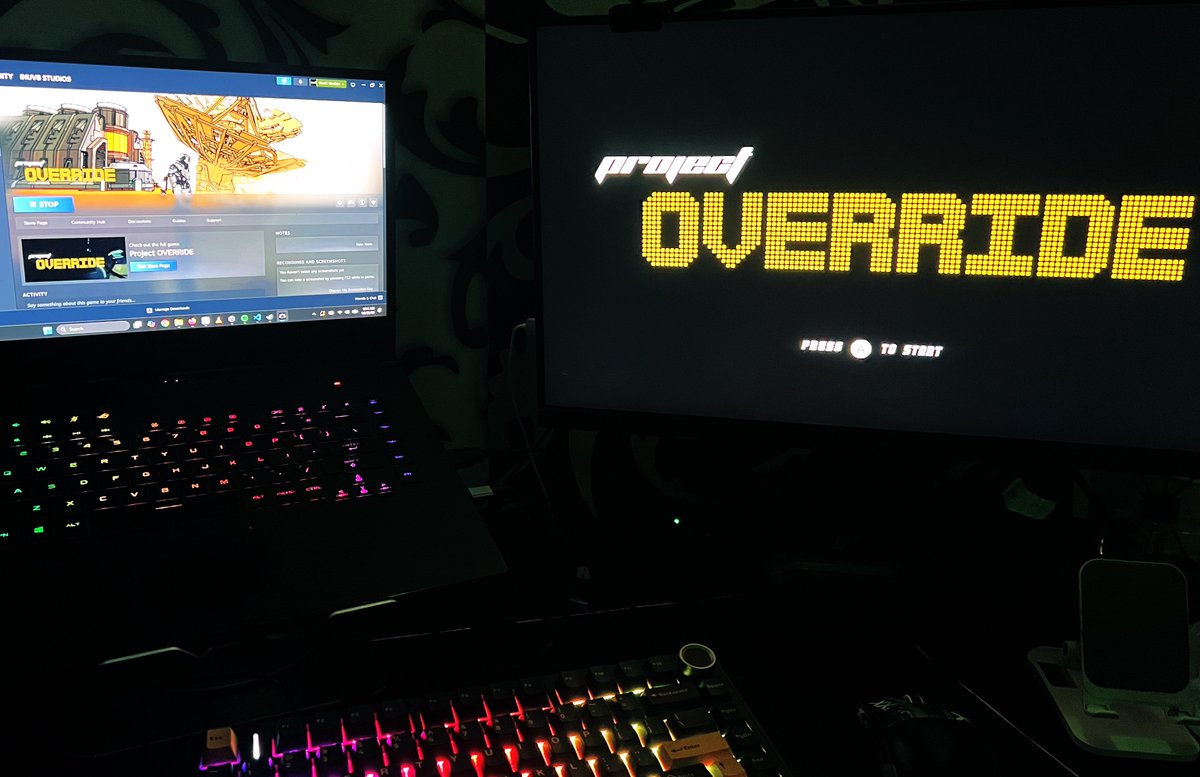 PilgrimArcheon's tweet photo. I think I lost the plot midway through development of Project OVERRIDE!

I’mma sit down with Game Design this weekend. Let’s see how that goes before Playtest week is upon us.

#IndieDev #GameDev #IndieGame #TheWeekend #FridayNightThoughts #VideoGames #25Sept #GamingArt #Steam https://t.co/rKznEH1vw4