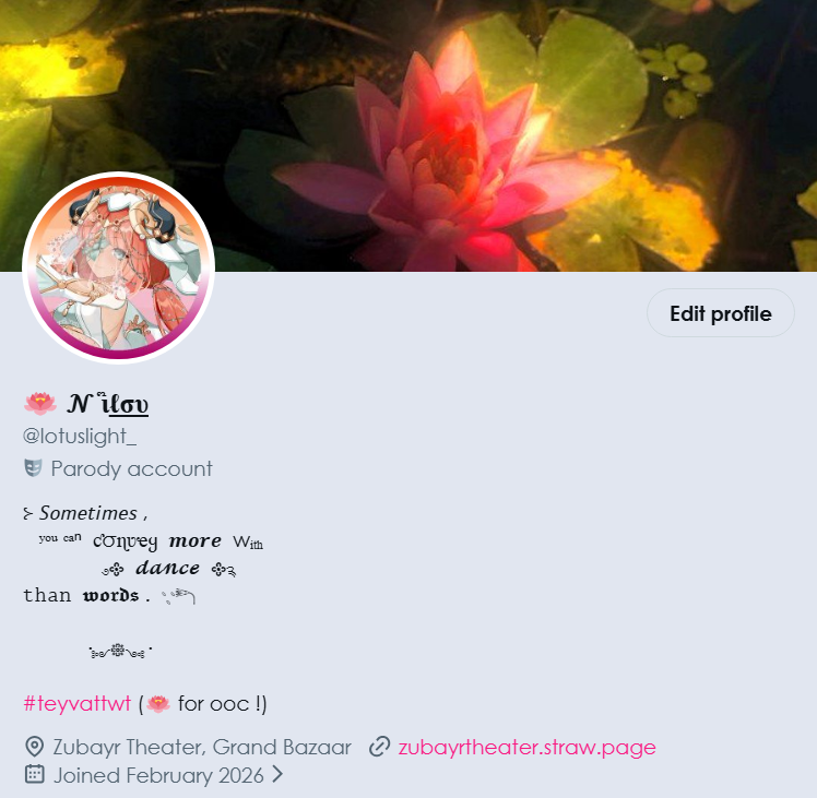 Iotuslight_'s tweet photo. 🪷 changed my username from @Nilou_Zubayr to @Iotuslight_ ... i hope you guys dont forget me 🥹🥹 https://t.co/pyP8xtxsbq