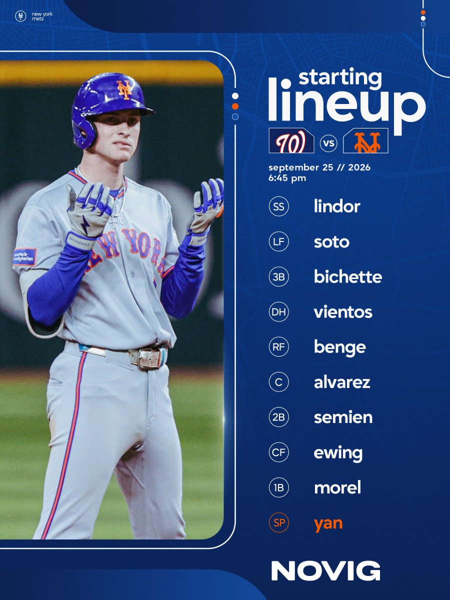 Mets's tweet photo. New series on deck ⚾️

@Novig | #LGM https://t.co/Tb6xvcD0Eb