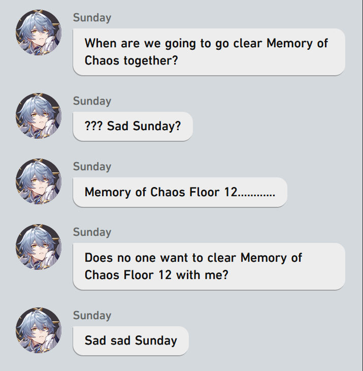 yinyueisms's tweet photo. can they please give sunday a novaflare already https://t.co/T6zJG0NDyQ