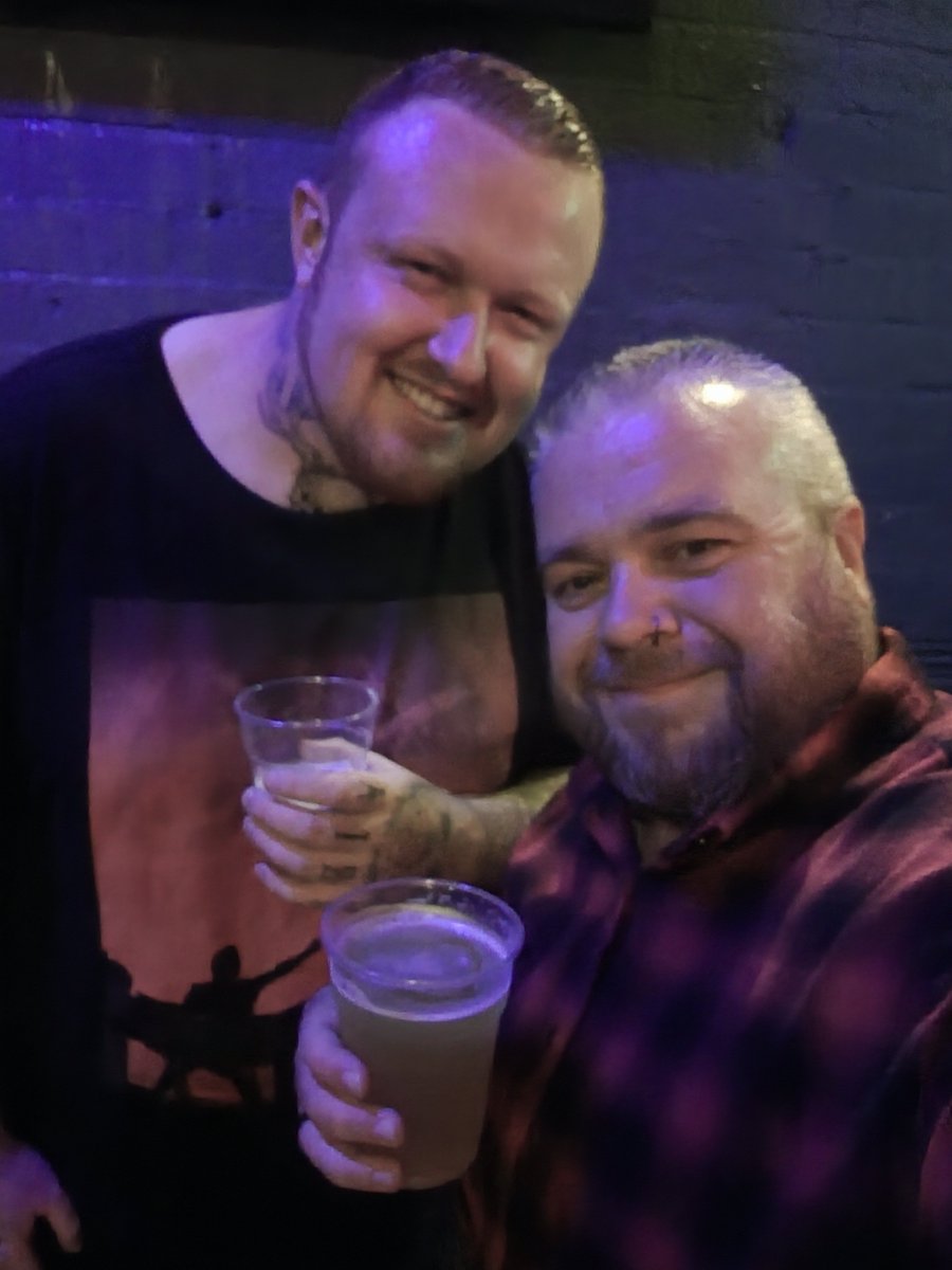 Balf22's tweet photo. Ive met some top people through the football club and @bak3r98 is one of them.  Were ready for the Prodigy tribute 🤟🏻 @therobinvenue @prodigytribute https://t.co/91bPaewkEG
