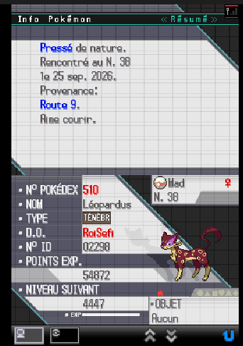 GalGuillaume2's tweet photo. Shiny 5% Liepard in 5,089 RE's, I done magnet pull to not phase pawniard and I phase WHAT THE ACTUAL FUCK. Still named mad (in reference of the cat in Inspector Gadget), 5th shiny of the Full Odds showdown for team NDS! #FullOddsShowdown https://t.co/wsotIlCaaU