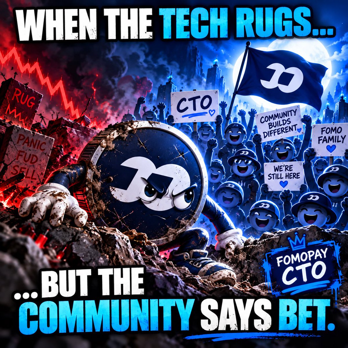 FomoPay2's tweet photo. Bro you think 4000 holders quitting?
Think again $fomopay https://t.co/kC2E5cfNLI