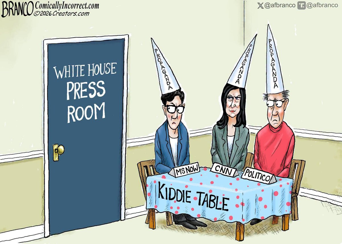 DangerousThinkg's tweet photo. This is the treatment that they so richly deserve

Maybe when they grow up and become real journalists they can graduate to the actual press room https://t.co/iPeDEwY9DE