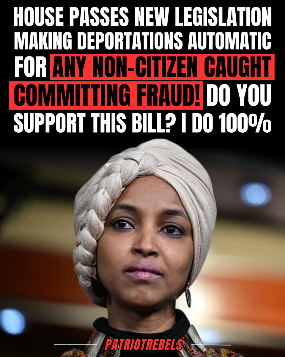 larry_mcwethy's tweet photo. A non-citizen who commits fraud should not get a second benefits check and a lawyer’s delay. Automatic removal after a fraud conviction is the rule most countries already treat as obvious. The House putting that on paper is late, not extreme. https://t.co/5JNnARoajn