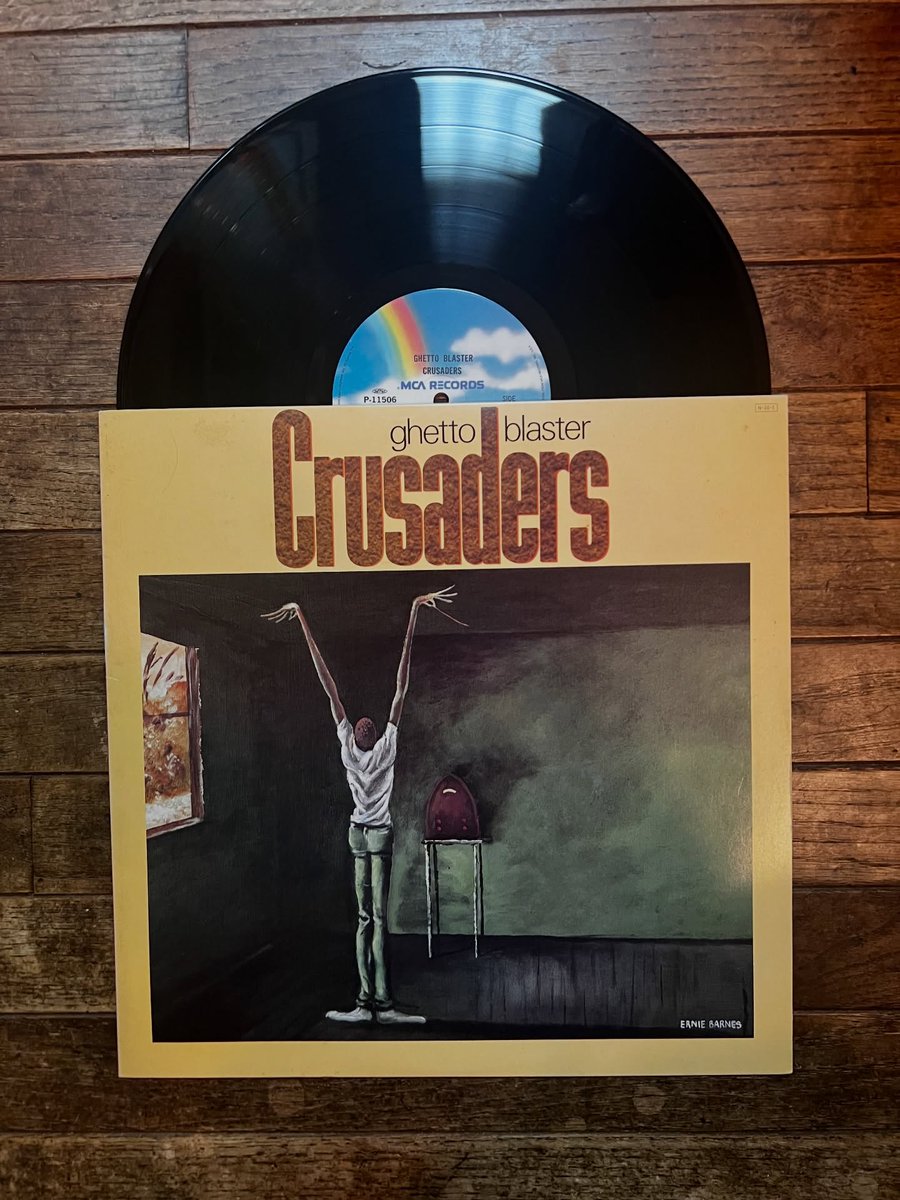 HedyReary's tweet photo. Welcome to my listening room. Today’s selection: “Mr. Cool” by the Crusaders, from their 1984 album Grusaders. https://t.co/qhCicIBz05