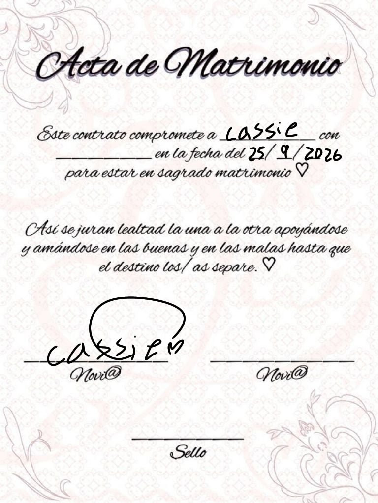 cassielvsl's tweet photo. @Wewdzrs LA FIRMA ES FALSA AHAJAJAJ https://t.co/nhUSIeyreF