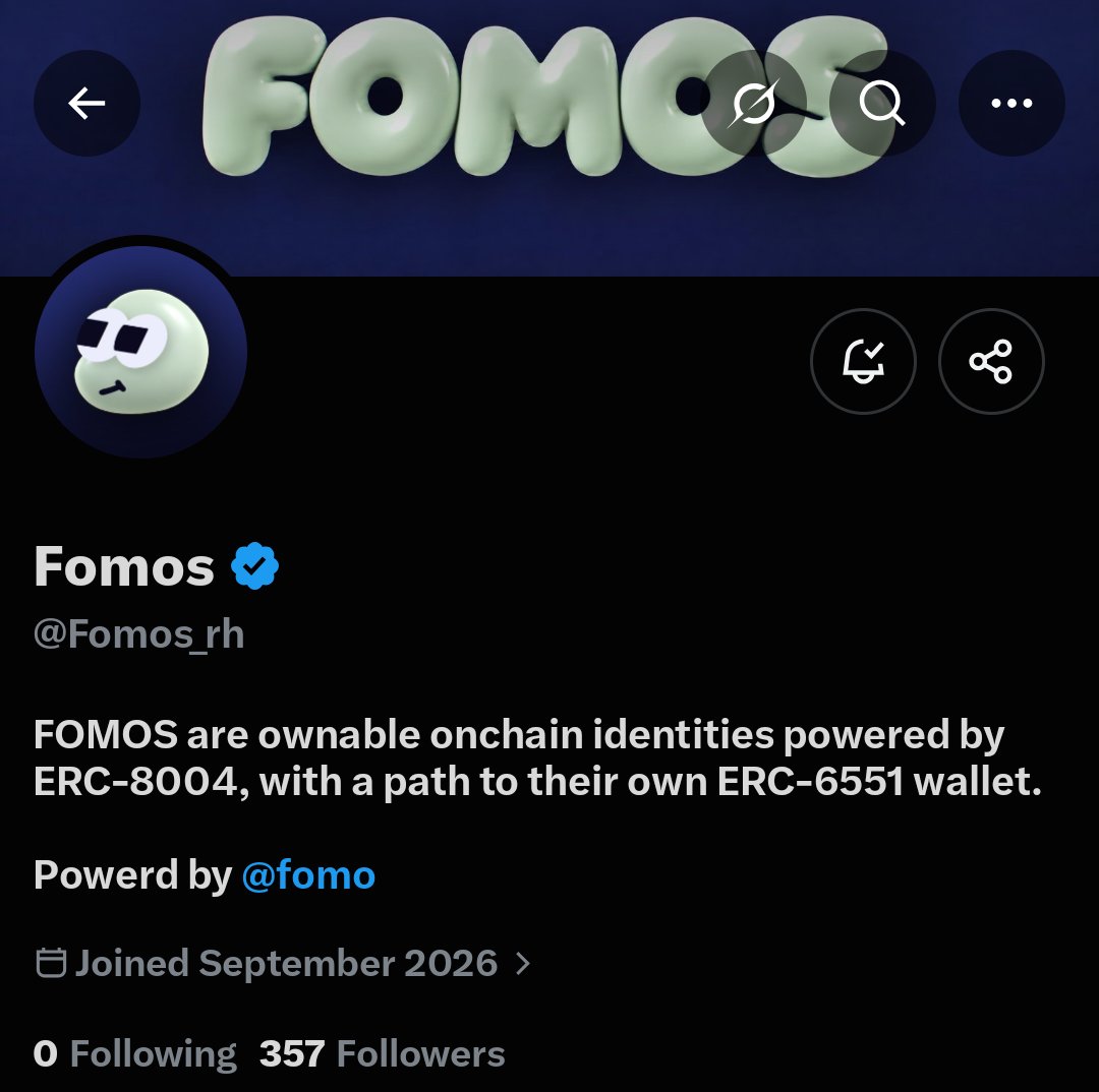 Flowy_Nfts's tweet photo. EARLY ONE - @Fomos_rh 

Free Mint 
Supply - TBA 
Mint date - TBA https://t.co/7nwMhCZGYn