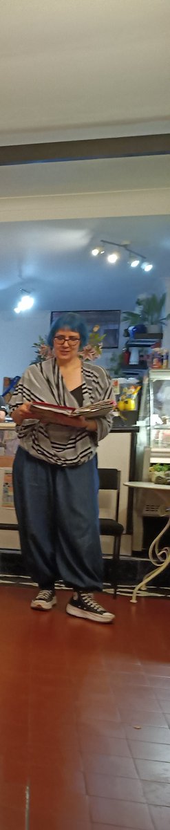 AlisonClayburn's tweet photo. Rotherhithe Voices @CafeDeliFelice tonight! Next one FridayvNiv 20th. @WorgInfo @SE16_Happiness @AlbionSalter @se16albion @OldFriendsSPark @IRotherhithe @AnnSe16 @se16 https://t.co/RCgyUyEM77