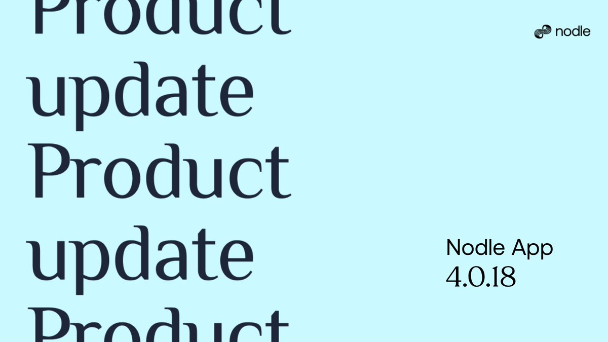 NodleNetwork's tweet photo. Nodle App 4.0.18 is here 🟢

This update introduces NODL staking, @arc network support, new @xmtp_  group-chat management tools, a Roole offer for users in France, and stability improvements across the app.

Here’s what’s new 🧵