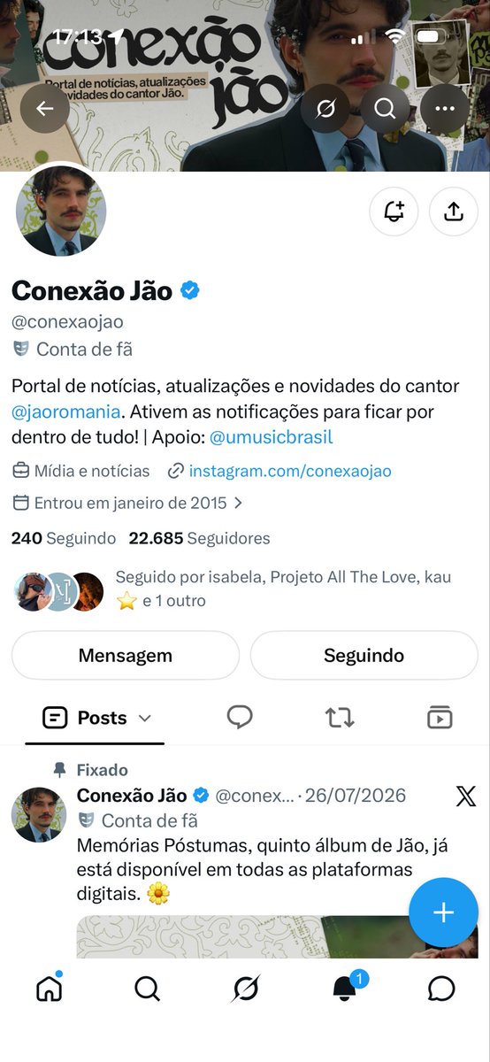 Nineissss's tweet photo. @alloveproject @conexaojao #MeLevaCONEXAOATL QUERO MUITO IR PARA ESCUTAR ESSE NOVO ÁLBUM AO VIVO E GRITAR E CHORAR MUITO, seria lindo ver ao vivo uma pessoas q eu acompanho e amo desde 2020, eu tinha um best que morreu em 2024 e a gnt prometeu um ao outro em ir todos os shows mas n consegui comprar esse https://t.co/mQtDrkrElV