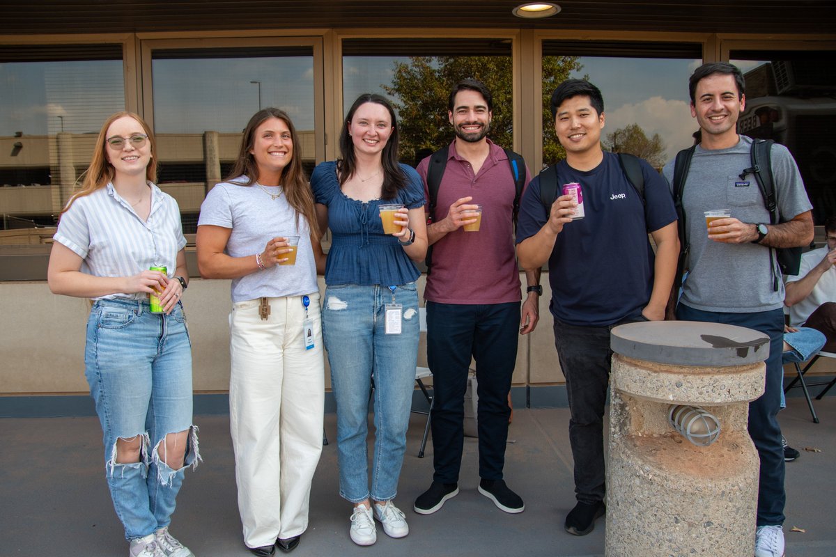 OMRF's tweet photo. We celebrated OMRF's postdocs all week for National Postdoc Appreciation Week! 🎉🧬 Our Scientific and Training Outreach department showered them with local OKC treats and some fun new swag.

This is a small way to share our big appreciation for all they contribute to research! https://t.co/MnGIbq137n