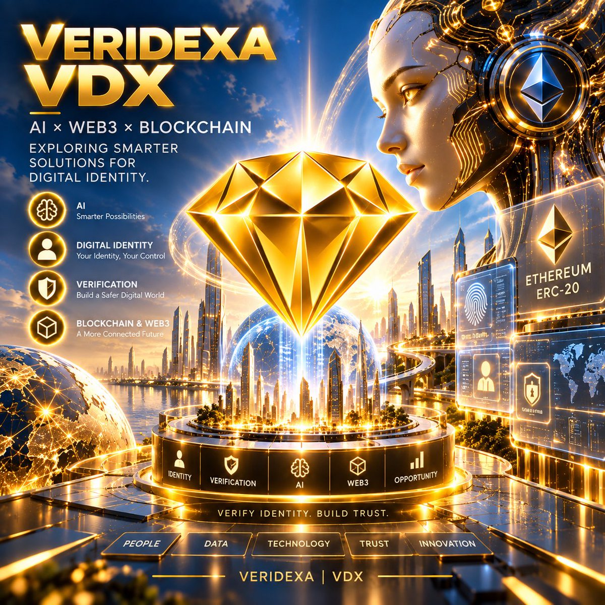VeridexaVDX's tweet photo. 🤖⛓️ AI × Web3 × Blockchain

تستكشف Veridexa إمكانيات دمج الذكاء الاصطناعي مع تقنيات Web3 والـBlockchain لإنشاء حلول حديثة للهوية والتحقق الرقمي.

المشروع لا يركز على رمز فقط، بل على رؤية لبنية رقمية موثوقة.

💎 $VDX | Ethereum

#Veridexa #VDX #AI #Web3 #Blockchain https://t.co/EXvD75Ghmb