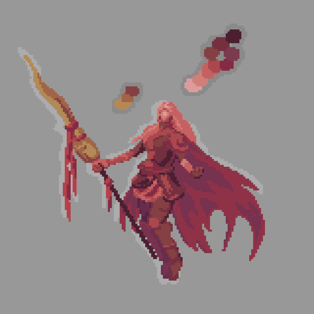 SwordArlas10's tweet photo. The sister, Perpetva 

#blasphemous #sketch #pixelart https://t.co/cNx3dcWnI7