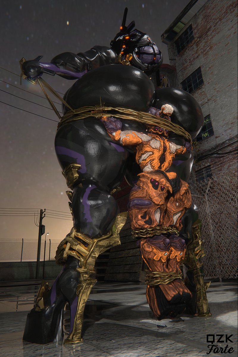 qzk_forte's tweet photo. Mushroom boy gets tied to his permanent residence.

#Warframe #WarframeNSFW

Made with some help from @lobsteragent12 https://t.co/u28AGT2Zqq