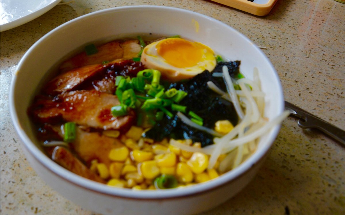 FelisaBarszc0m's tweet photo. Just found the city’s best hidden ramen spot! Rich pork broth, springy noodles, and perfect soft-boiled egg hit different  10/10 will come back this week. https://t.co/MVvLEU57uW